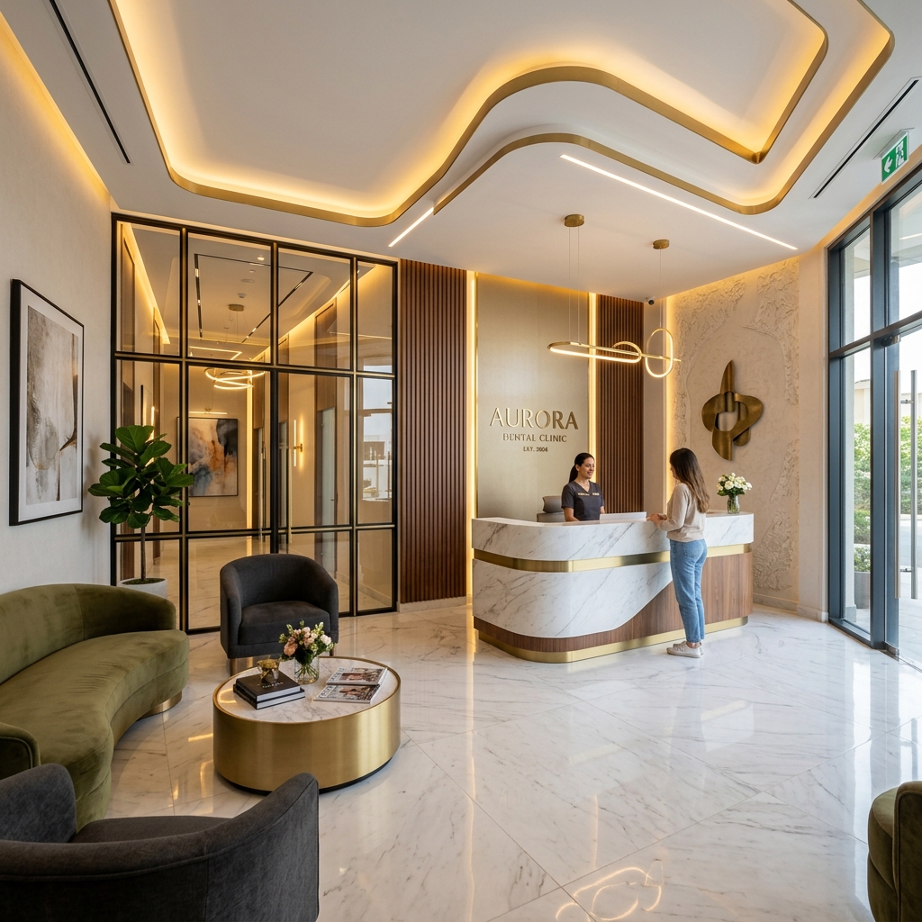 AuraDent Clinique Lobby